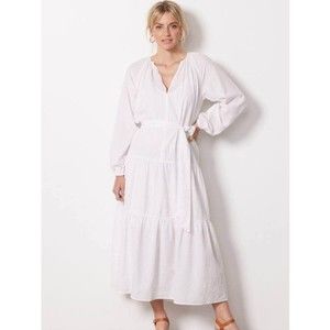 Evereve Roan & Ryan  Josephine Dress New white